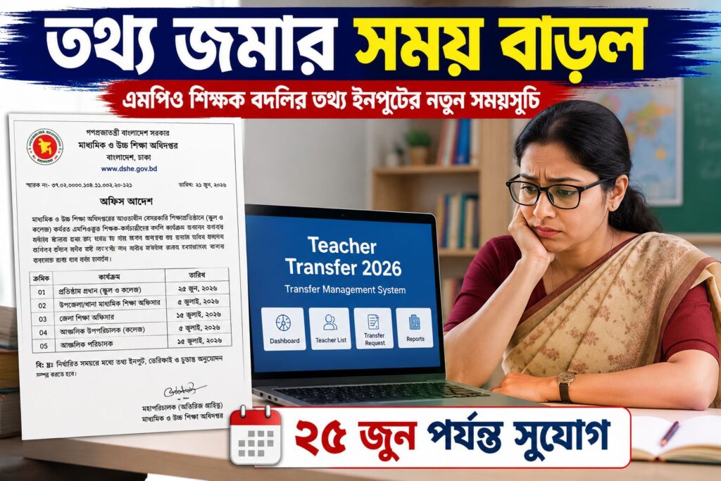MPO নোটিশ ২০২৬