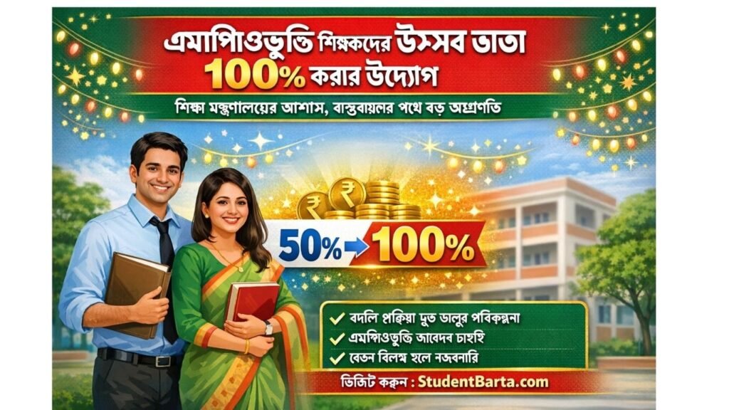 এমপিওভুক্ত শিক্ষকদের উৎসব ভাতা শতভাগ করার উদ্যোগ: শিক্ষা মন্ত্রণালয়ের বড় বার্তা