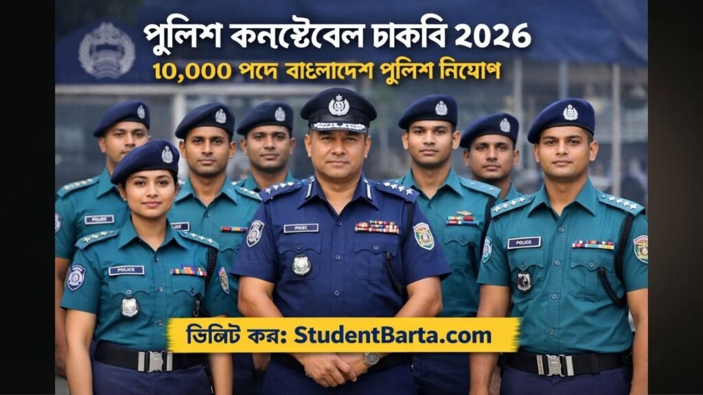 বাংলাদেশ পুলিশ কনস্টেবল (টিআরসি) নিয়োগ বিজ্ঞপ্তি ২০২৬ এর অফিসিয়াল নোটিশ