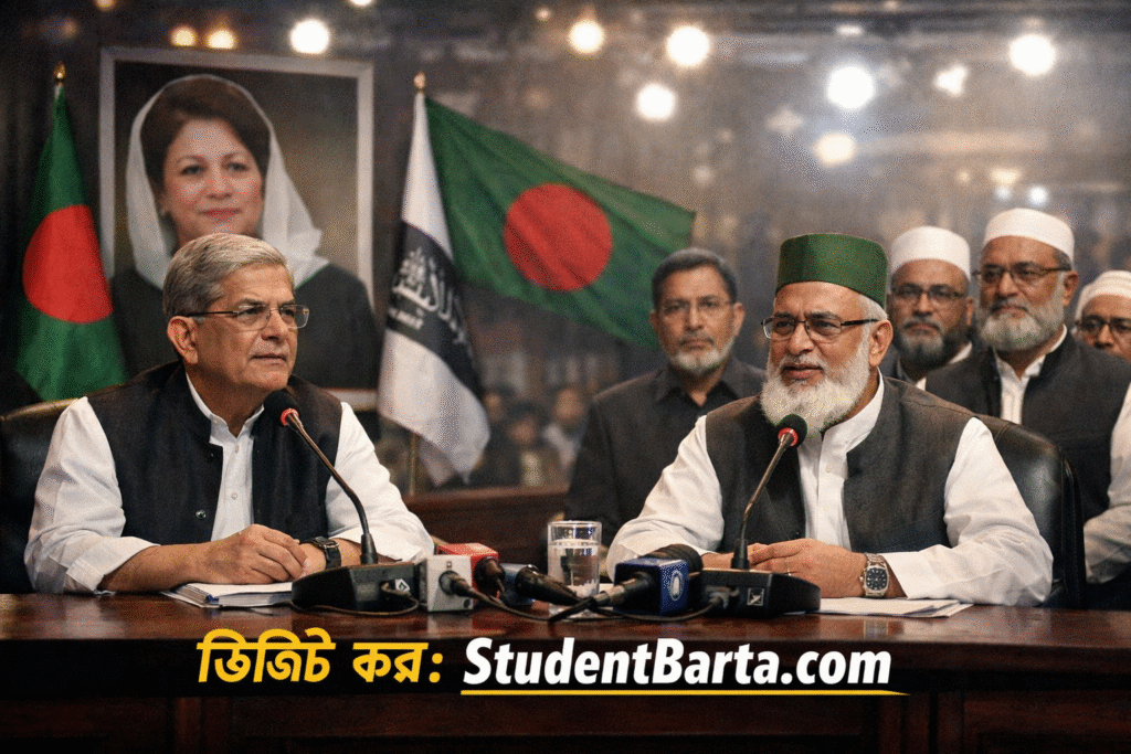 BNP জামায়াত রাজনৈতিক আপডেট নিয়ে আলোচনা